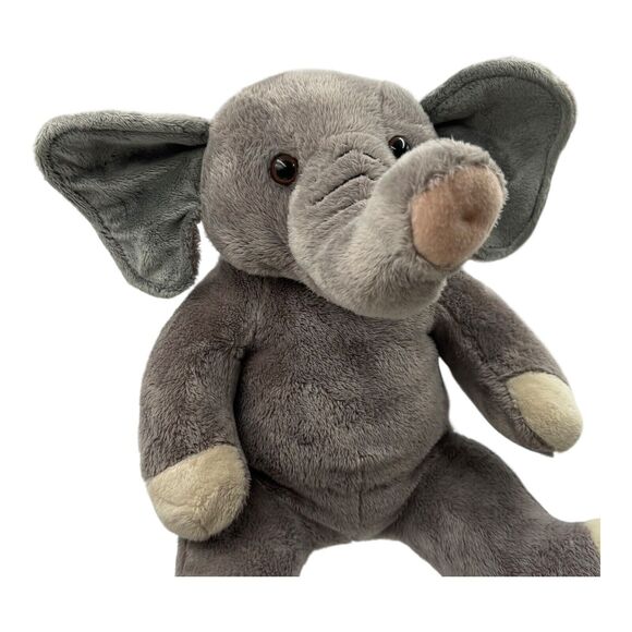 Build a Bear Plush Asian Elephant No Tusks Stuffed Animal Toy RETIRED 2014 HTF - Picture 5 of 16